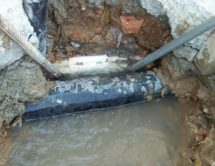 津市测漏水之水管漏水